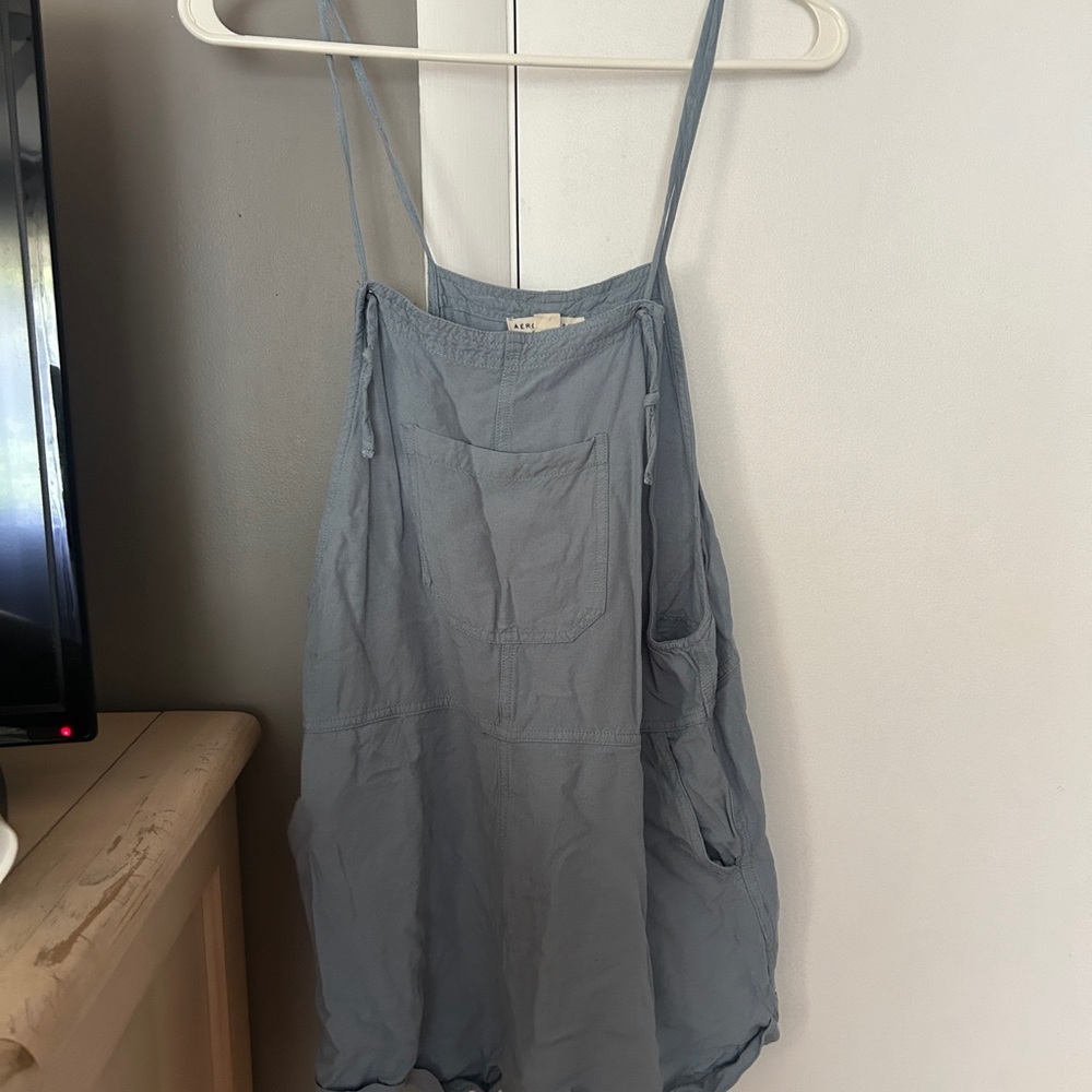 "denim" look romper